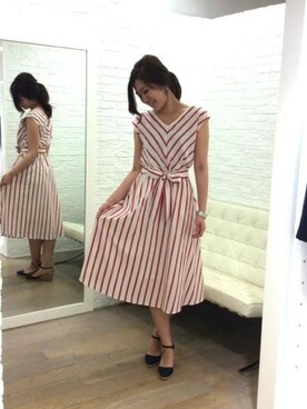 BARNYARDSTORM本部さん（レディース・168cm）の夏コーディネート