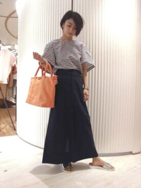 BARNYARDSTORM本部さん（レディース・157cm）の夏コーディネート