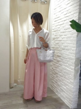 BARNYARDSTORM本部さん（レディース・152cm）の夏コーディネート