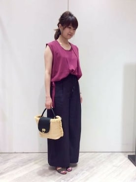 BARNYARDSTORM本部さん（レディース・153cm）の夏コーディネート