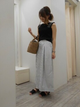 BARNYARDSTORM本部さん（レディース・160cm）の夏コーディネート