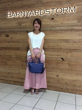 BARNYARDSTORM本部さん（レディース・158cm）の夏コーディネート