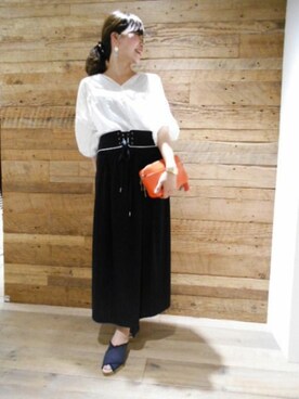 BARNYARDSTORM本部さん(レディース・163cm)の夏コーディネート