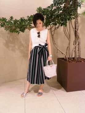 BARNYARDSTORM本部さん(レディース・161cm)の夏コーディネート