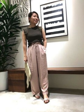 BARNYARDSTORM本部さん（レディース・151cm）の夏コーディネート