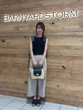 BARNYARDSTORM本部さん(レディース・159cm)の夏コーディネート