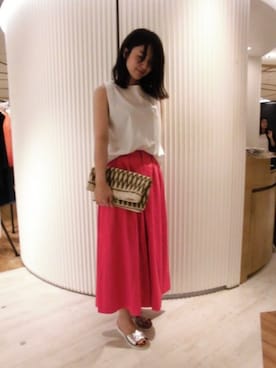 BARNYARDSTORM本部さん(レディース・172cm)の夏コーディネート