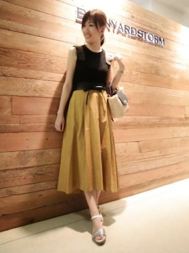 BARNYARDSTORM本部さん（レディース・169cm）の夏コーディネート