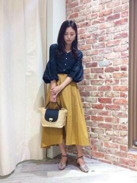 BARNYARDSTORM本部さん（レディース・168cm）の夏コーディネート