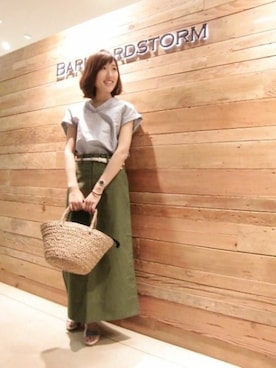 BARNYARDSTORM本部さん（レディース・169cm）の夏コーディネート