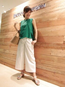 BARNYARDSTORM本部さん(レディース・169cm)の夏コーディネート