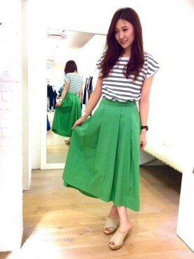 BARNYARDSTORM本部さん（レディース・162cm）の夏コーディネート