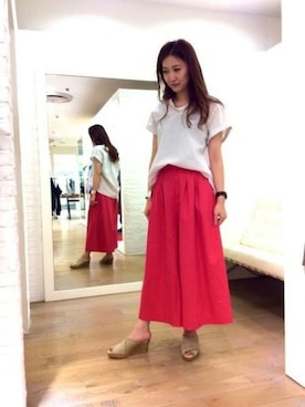 BARNYARDSTORM本部さん(レディース・162cm)の夏コーディネート