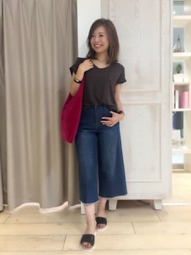 BARNYARDSTORM本部さん（レディース・155cm）の夏コーディネート