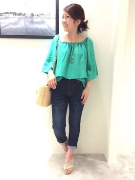 BARNYARDSTORM本部さん（レディース・149cm）の夏コーディネート