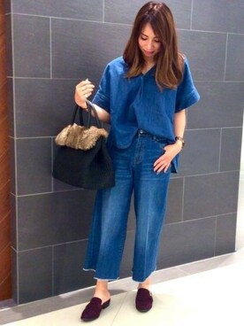 BARNYARDSTORM本部さん（レディース・160cm）の夏コーディネート