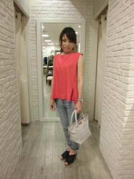 BARNYARDSTORM本部さん(レディース・154cm)の夏コーディネート