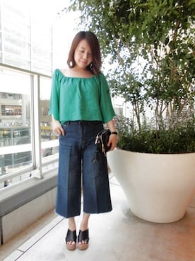 BARNYARDSTORM本部さん(レディース・161cm)の夏コーディネート