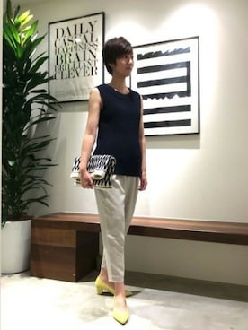 BARNYARDSTORM本部さん（レディース・163cm）の夏コーディネート