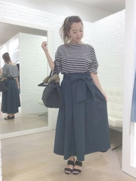 BARNYARDSTORM本部さん（レディース・152cm）の夏コーディネート