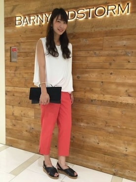 BARNYARDSTORM本部さん(レディース・170cm)の夏コーディネート