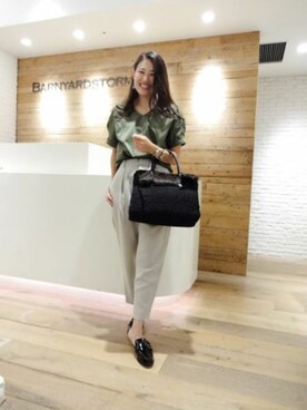 BARNYARDSTORM本部さん（レディース・164cm）の夏コーディネート