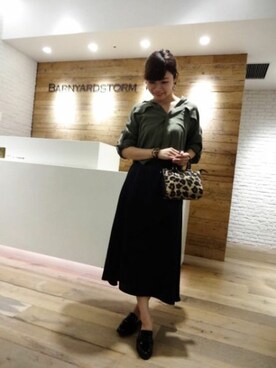 BARNYARDSTORM本部さん（レディース・163cm）の夏コーディネート