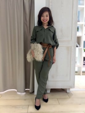 BARNYARDSTORM本部さん（レディース・155cm）の夏コーディネート