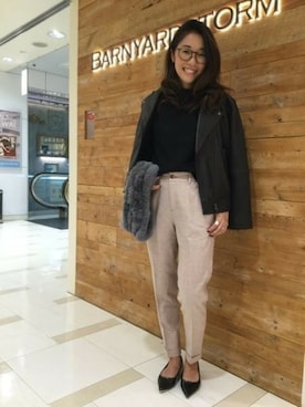 BARNYARDSTORM本部さん(レディース・160cm)の秋コーディネート