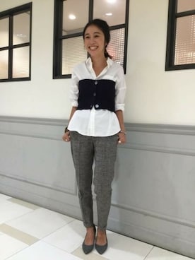 BARNYARDSTORM本部さん（レディース・160cm）の秋コーディネート