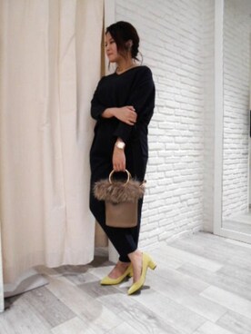 BARNYARDSTORM本部さん（レディース・159cm）の秋コーディネート