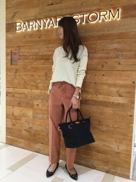 BARNYARDSTORM本部さん（レディース・168cm）の秋コーディネート