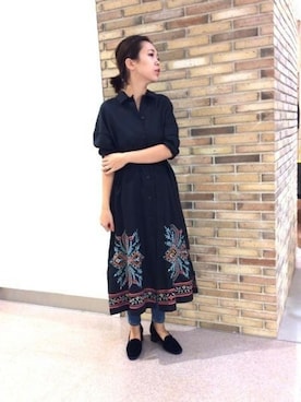 BARNYARDSTORM本部さん（レディース・155cm）の秋コーディネート