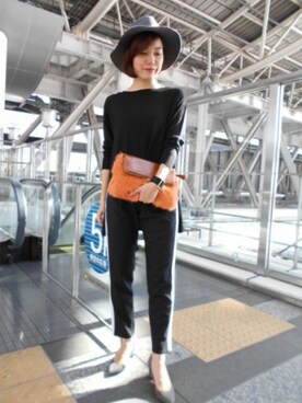 BARNYARDSTORM本部さん（レディース・167cm）の秋コーディネート