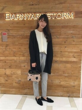 BARNYARDSTORM本部さん（レディース・168cm）の秋コーディネート