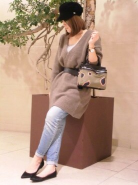 BARNYARDSTORM本部さん（レディース・160cm）の秋コーディネート