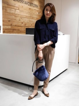 BARNYARDSTORM本部さん(レディース・160cm)の秋コーディネート