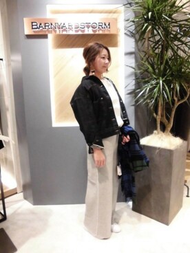 BARNYARDSTORM本部さん（レディース・162cm）の秋コーディネート