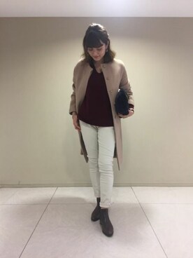 「軽量アウター」｜BARNYARDSTORM本部さん（レディース・162cm）の秋コーディネート
