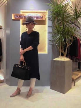 BARNYARDSTORM本部さん（レディース・165cm）の秋コーディネート