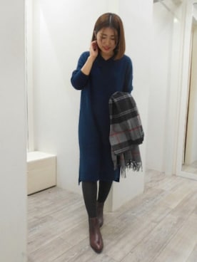 BARNYARDSTORM本部さん（レディース・158cm）の秋コーディネート