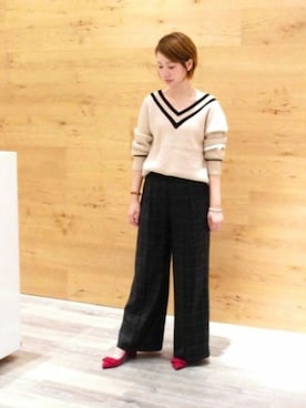 BARNYARDSTORM本部さん（レディース・161cm）の秋コーディネート