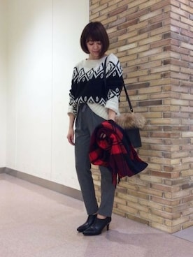 BARNYARDSTORM本部さん（レディース・153cm）の秋コーディネート