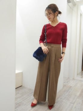 BARNYARDSTORM本部さん（レディース・158cm）の秋コーディネート