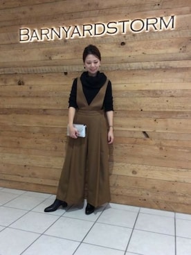 BARNYARDSTORM本部さん(レディース・156cm)の秋コーディネート