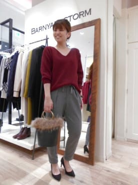 BARNYARDSTORM本部さん（レディース・158cm）の秋コーディネート