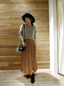 BARNYARDSTORM本部さん（レディース・159cm）の秋コーディネート