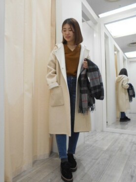 BARNYARDSTORM本部さん（レディース・158cm）の秋コーディネート