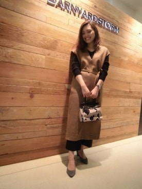 BARNYARDSTORM本部さん（レディース・160cm）の秋コーディネート