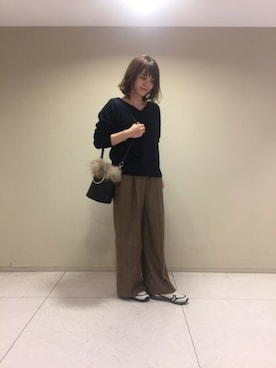 BARNYARDSTORM本部さん（レディース・162cm）の秋コーディネート